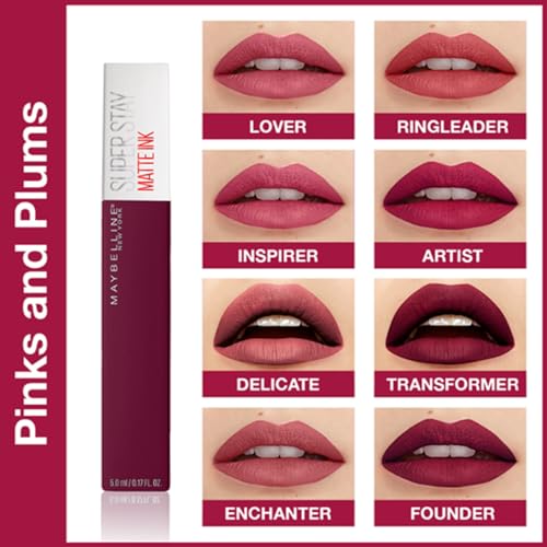 Long-Lasting Matte Liquid Lipstick - Non-Drying, Up to 12 Hours - Multiple Shades