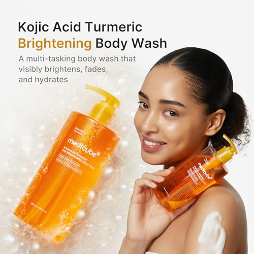 Medicube Kojic Brightening Body Care Duo - Exfoliating Peel & Hydrating Body Wash