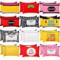 Teacher Appreciation Makeup Bags Set - 24 Stylish Cosmetic Pouches for Back to School