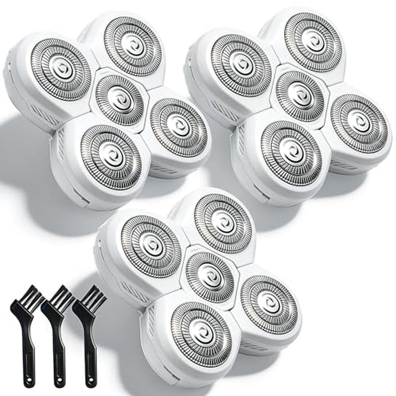 5 Head Shaver Replacement Blade Refills compatible with Freebird Foil Shavers Head for Women (White/3PCS)