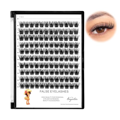¡æVAYATOR Lashes Mixed Kit/False Lashes Lash Bond & Seal Kit Multiple styles To Choose 8-20mm Mix D Curl/DD Curl Makeup Cluster Grafting Eyelashes Individual Extension (DD Curl-18mm)