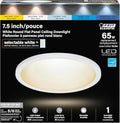 7.5 Inch Flush Mount Ceiling Light for 6 Inch Recessed Housings - 4 Pack