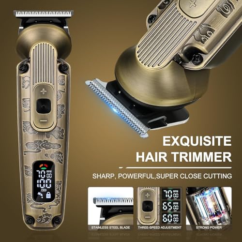 Men's Electric Foil Shaver & Beard Trimmer Kit Waterproof Cordless Grooming