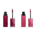Maybelline Super Stay Vinyl Ink Liquid Lipcolor Duo – Berry Burgundy & Rose Mauve Nude (0.14 fl oz each)