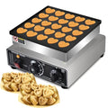 Mini Heart-Shaped Dutch Pancake Maker 25PCs 950W Non-Stick Kitchen Appliance