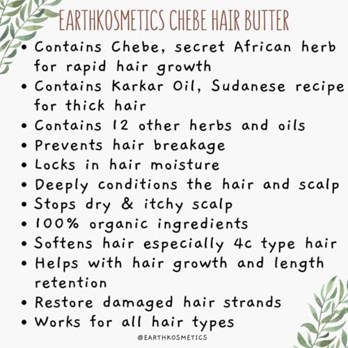 Chebe Hair Butter for Hair Growth & Strength - 6.05 oz