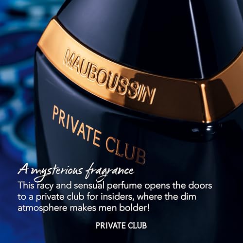 Mauboussin Private Club Eau de Parfum for Men - Woody Oriental Fragrance 100ml