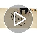 Fixwal Narrow Storage Cabinet - Slim White Dresser with 4 Fabric Drawers, 16.5 x 9.5 x 29.5 Inches