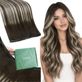 Genius Sew-in Weft Hair Extensions 22in 80g Brown Balayage G-4184 (Ugeat)