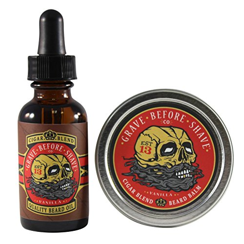 Grave Before Shave¢â Cigar Blend Beard Pack (Cigar/Vanilla Scent)