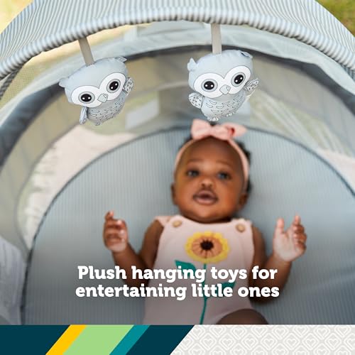 Portable Baby Bassinet with Canopy - Safe Sleep & Travel Bed for Infants