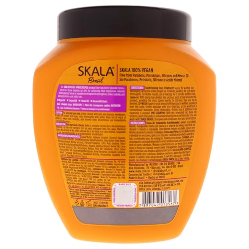 Skala Mais Crespos Super Curly Hair Treatment 2-in-1 Cream Set - Pack of 4, 35.2 Fl Oz