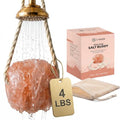 UMAID 4 lb Himalayan Pink Salt Rock for Shower & Bath - Spa Wellness Gift