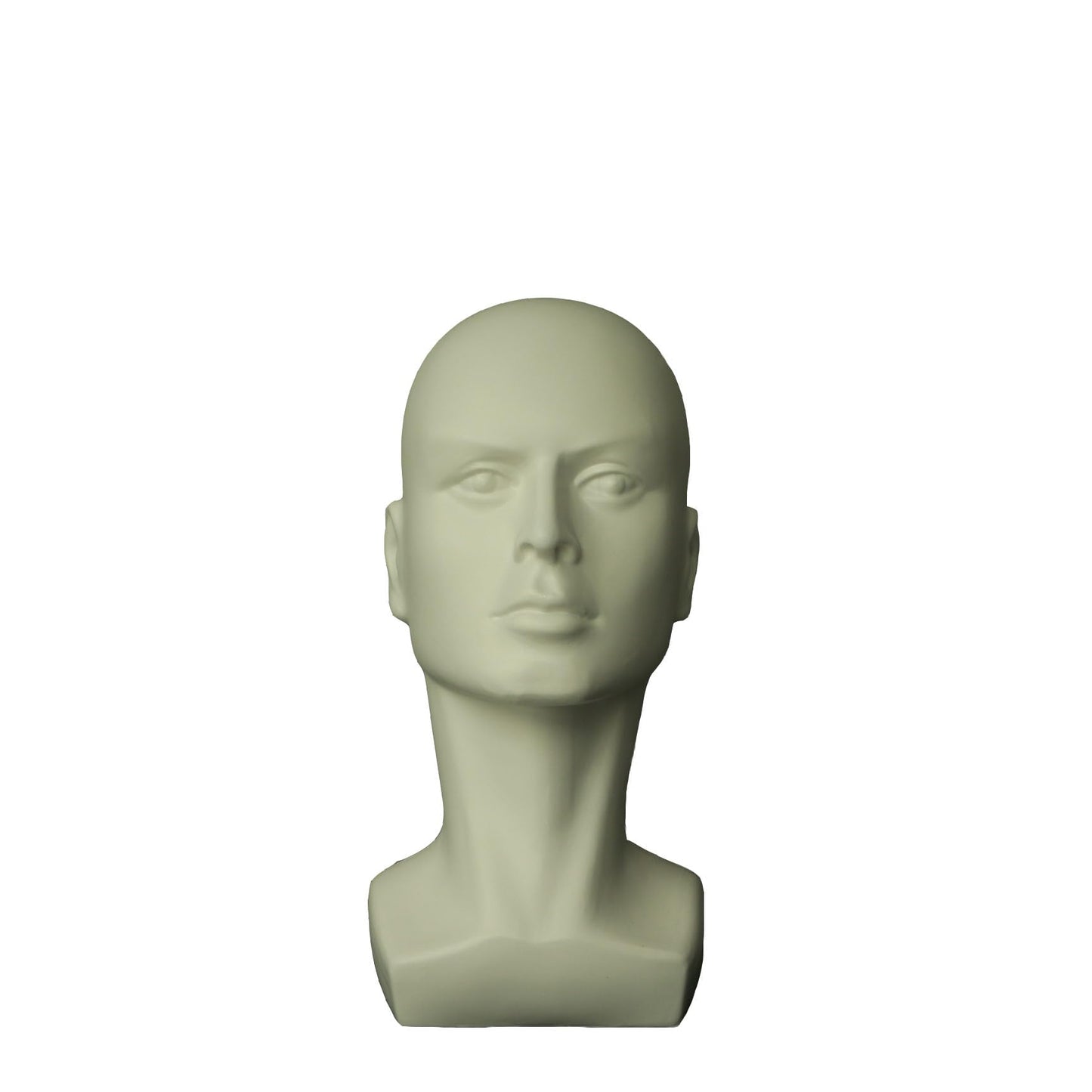 KimRuima Male Mannequin Head for Wigs Hats Sunglasses (White, 1PCS)