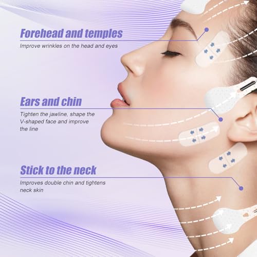 160PCS Face Lift Tape for Wrinkles & Sagging Skin ? Invisible Facelift Strips for Women, Waterproof & Comfortable, Natural V-Shape Lifting Support Aloe Vera