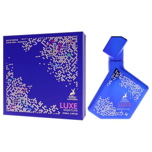 Unisex Night Out Eau de Parfum Spray - Dark Smoky Warm Scent, Long-Lasting 3.4oz