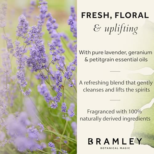 Natural Hand Wash with Lavender, Geranium & Petitgrain - 250ml Vegan & Cruelty-Free