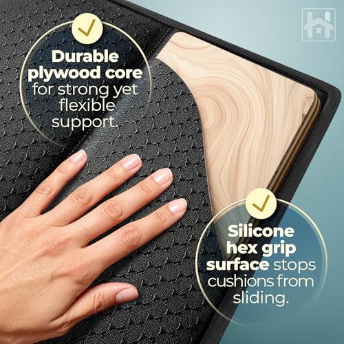 Heavy Duty Couch Support Board 35x72in - Anti-Slip Sofa Cushion Support for Sagging Cushions - Foldable Extra Wide Support