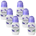 Crystal Mineral Deodorant Roll-On Lavender White Tea 2.25 oz Pack of 6