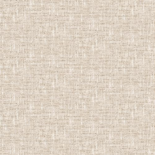NuWallpaper Peel and Stick Wallpaper Tan Poplin - Removable Wall Covering