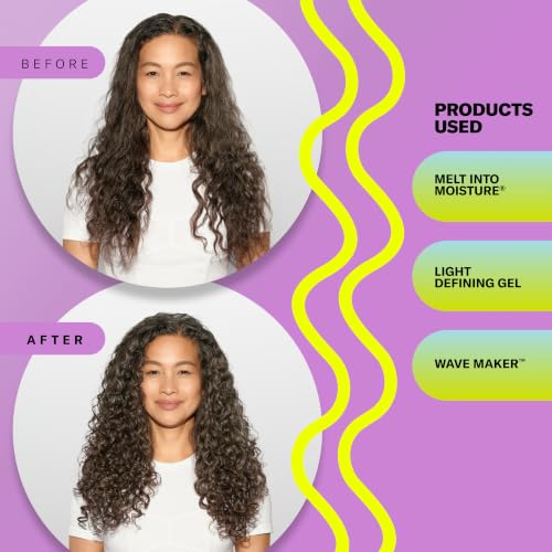 DevaCurl Light Defining Gel - Soft Hold Non-Crunch Curl Styler 12 fl oz - Natural Texture, Frizz Control, Vegan