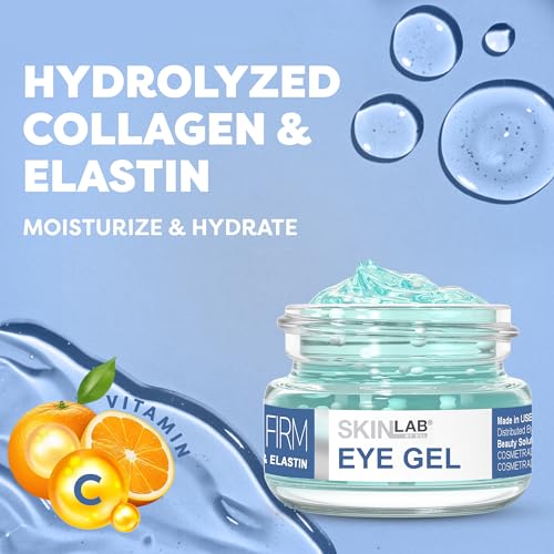 SKIN LAB Lift & Firm Eye Gel ? Hydrating Gel Cream with Hyaluronic Acid for Under Eye Moisture & Smoothing, Lightweight Serum for Women & Men, 0.5 oz