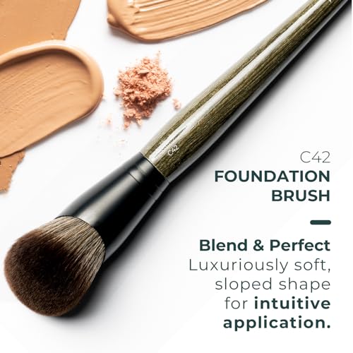 Professional Makeup Brush Set - Blush & Foundation Brushes for Flawless Application