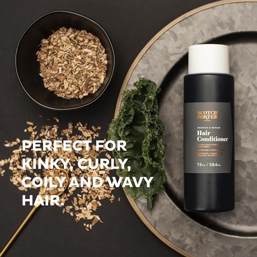 Scotch Porter Men’s Curls & Waves Hair Conditioner 3-Pack - Vegan, Sulfate-Free