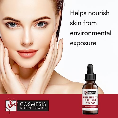 Multi Stem Cell Skin Tightening Complex - Boosts Hydration, Firms Skin, Reduces Wrinkles & Protects from Environmental Exposure - 1 oz