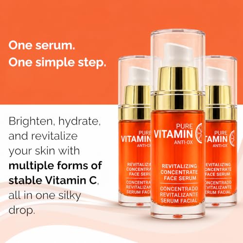 Noche Y Dia Vitamin C Serum for Mature Skin 1.01 fl oz - Water-Free Anti-Aging Face Oil