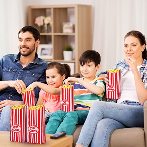 2oz Red Popcorn Bags Bulk 1000 Pcs Disposable Snack Bags for Parties & Events - Sherr Variation