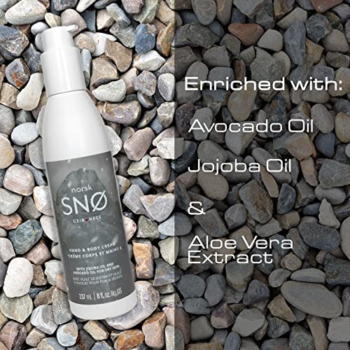 Geir Ness NORSK SN¨ª Hand & Body Cream - Dry Skin Lotion - Single Use Deep Moisturizer with Essential Oils