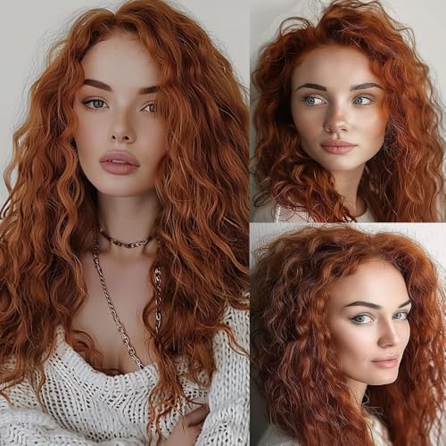 Nuailisex Light Brown Water Wave Hair Bundles 14/16/18 Inch - 300G Variation of THIS listing