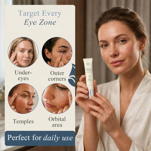 Hydrating Eye Cream with Caffeine, Retinol & Aloe for Dark Circles