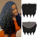 Rilago 16 inch 13x6 Lace Frontal Burmese Curly Human Hair Wig Closure