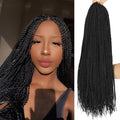 Senegalese Twist Crochet Hair 7 Packs - Ombre 14 Inch Micro Braids, Pre Looped