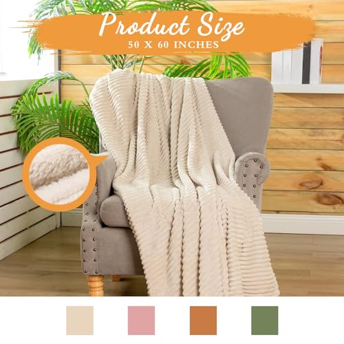 Buryeah Multicolor 12-Pack Flannel Throw Blankets for Outdoor & Indoor Use