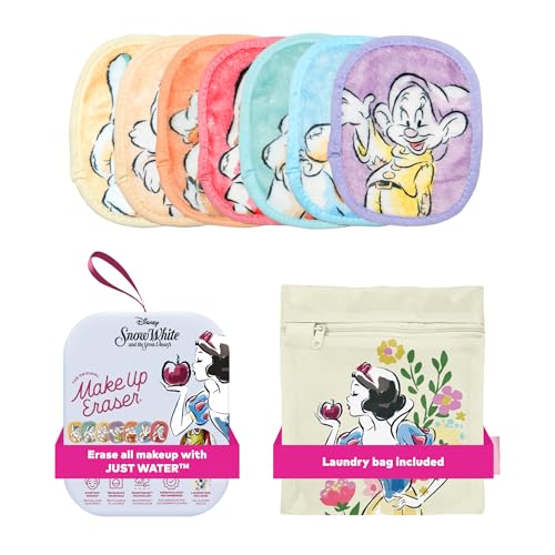 MakeUp Eraser 7-Day Set Snow White - Reusable Makeup Remover Cloths for Sensitive Skin