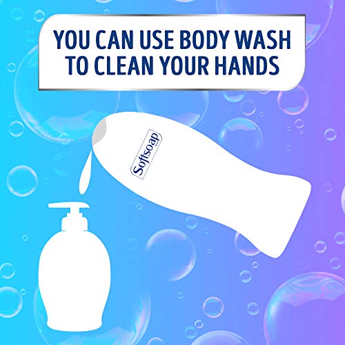 Softsoap Coconut Body Scrub & Body Wash Pack of 2 - 15 Fl Oz Each