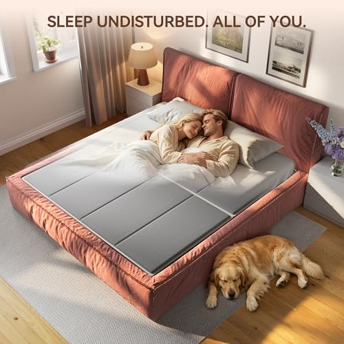 Znnam Queen Size Heavy Duty Bunkie Board with Foam Padding – 60x80" Bed Support Platform for Sagging Mattress