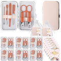 Pink Mothers Day Nail Care Gift Set with Case - 6-Piece Manicure Kit for Women & Mom