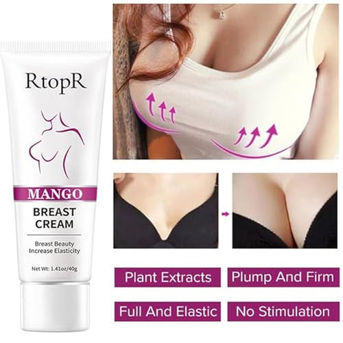 1 Pack Breast Enhancement Cream - Powerful Lifting & Plumping Formula for Breast Growth & Enlargement - Upsize Cream for Bust Increase & Pump Up Breast - Natural Bust Enhancement