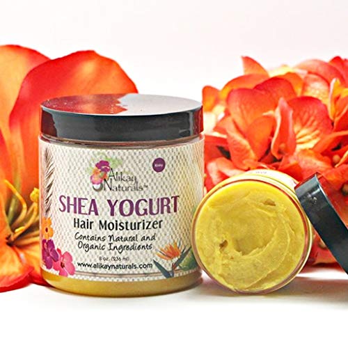 Alikay Naturals Shea Yogurt Hair Moisturizer 8oz - Natural Shea, Argan & Coconut Oil