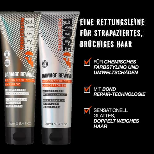 Fudge Damage Rewind Reconstruction Conditioner 8.4 oz for Blonde Hair