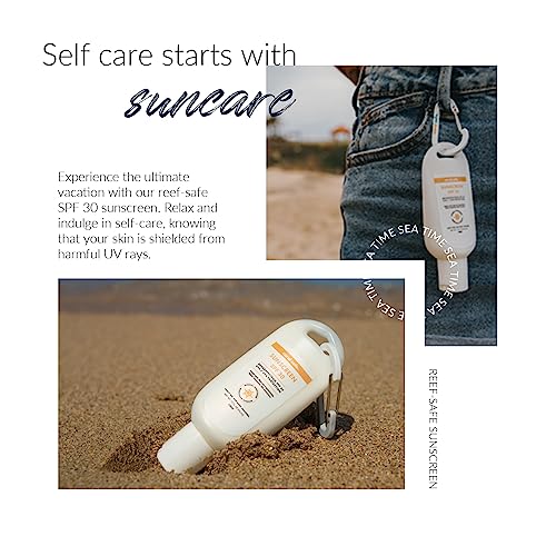 Coral Safe Reef-Safe Mineral Sunscreen Travel Size SPF 50 - Biodegradable & Made in USA