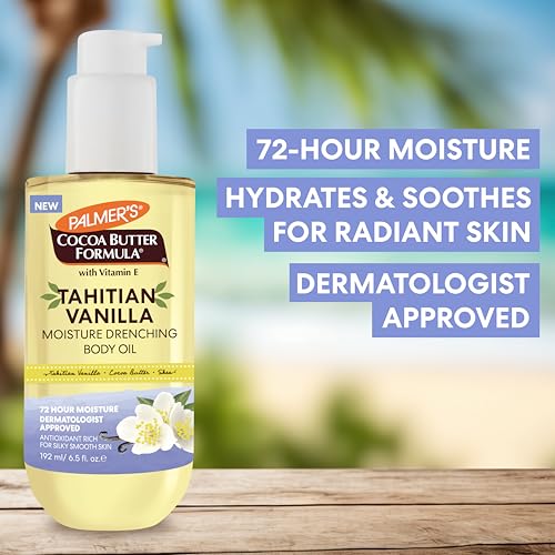 Tahitian Vanilla Body Lotion & Oil Set - Hydrating Moisturizer for Radiant Skin