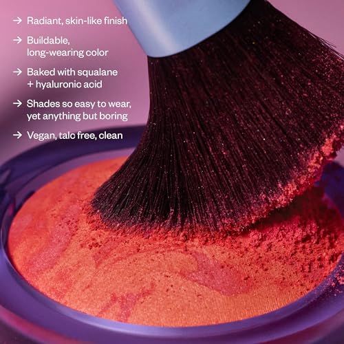 Kosas Blush Is Life Talc-Free Baked Powder Blush - Warm Peachy Pink 0.16oz