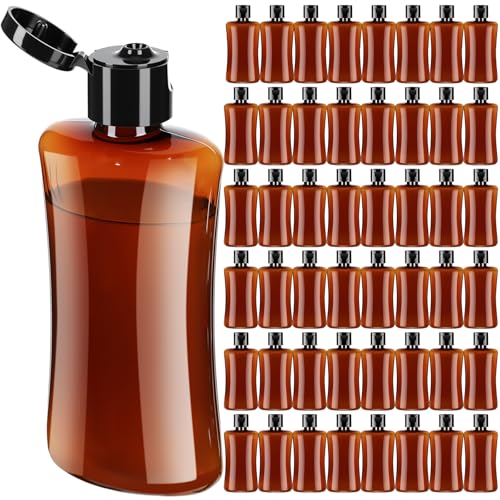 50 Pcs Travel Lotion Bottles Set - 3.4 oz Reusable Plastic Squeeze Containers - Leakproof & Airline Approved Variation of THIS listing