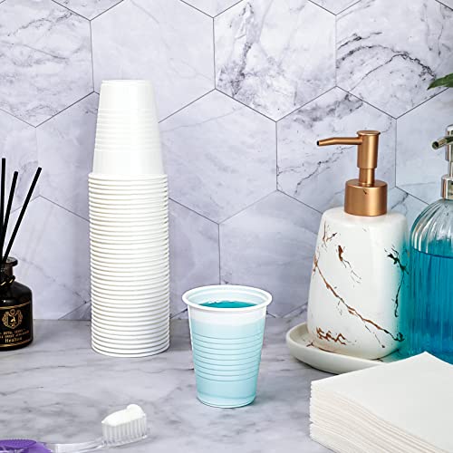 Disposable Plastic Cups 2000 Pack - 5 oz White Tumbler - Bulk Party Drinkware
