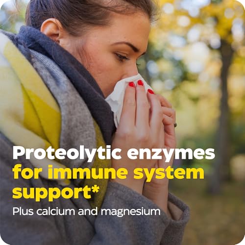 Enzymedica Immune Defense Regular Strength Caps - 180 Count, Vegan, Non-Drowsy